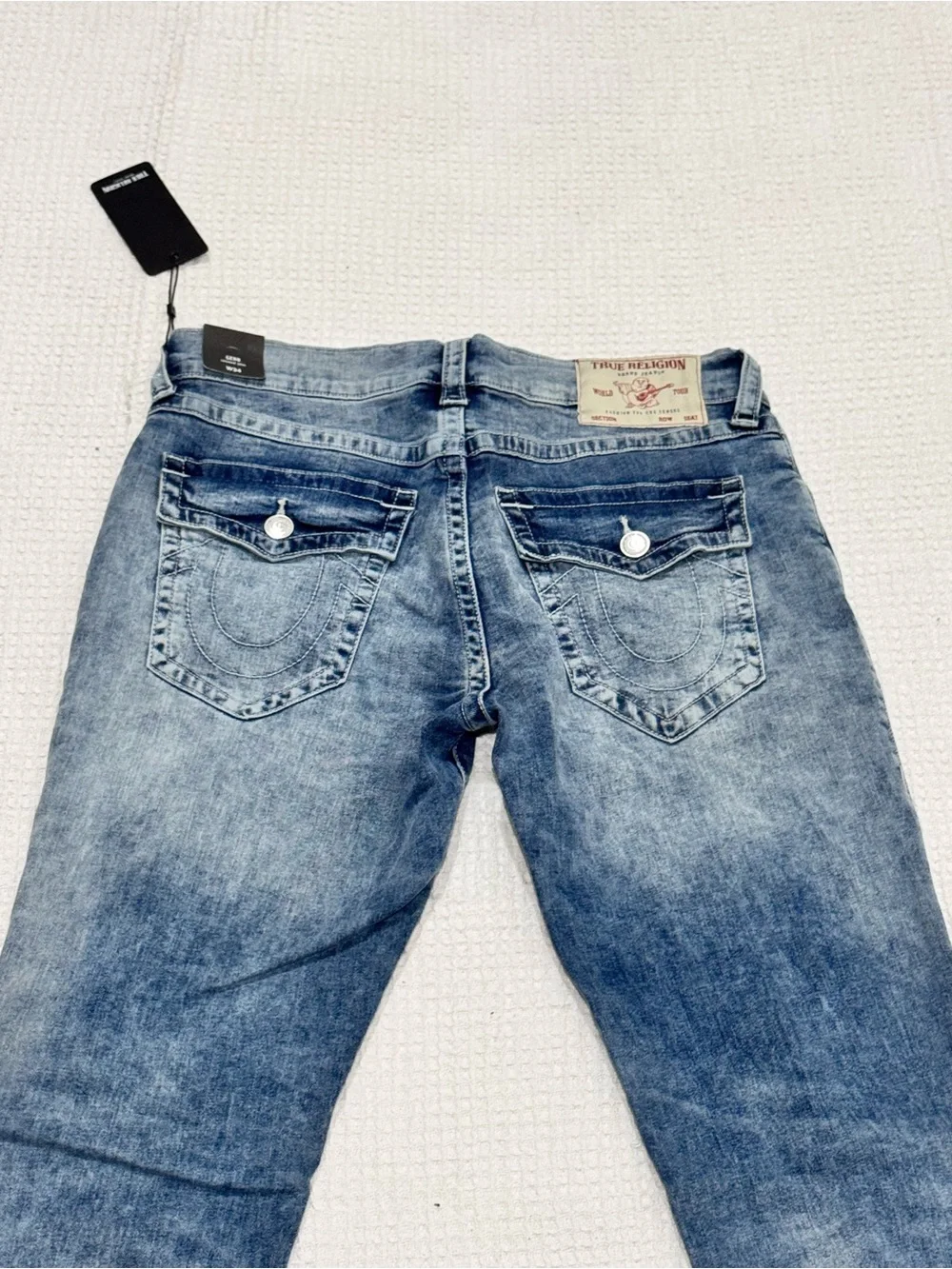 True Religion Men’s Light Blue Washed Jeans 34
